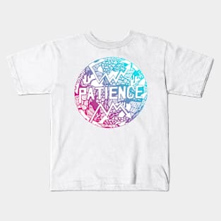 Dual Color Circle of Patience Kids T-Shirt